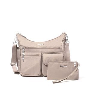baggallini Women's Modern Everywhere Hobo Crossbody Bag with RFID Wristlet